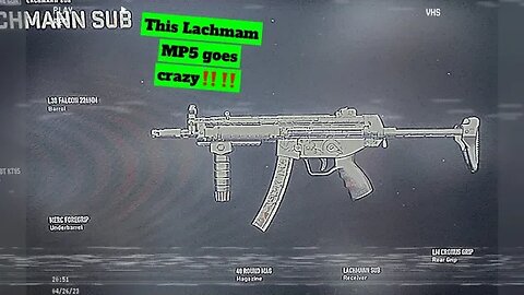 Lachman- Mp5 really goes to work (getting slammed by rats)!!!!