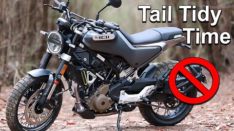 Husqvarna Svartpilen 401 R&G Tail Tidy Review (& What's in the box)