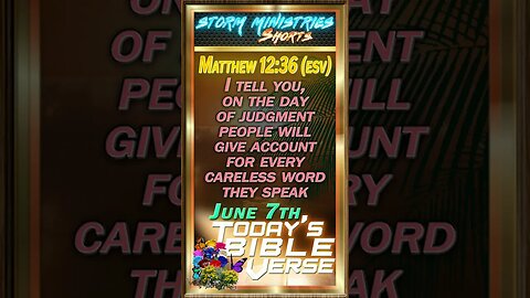 JUN 07, 2023 | The CONSEQUENCE of CARELESS Words - UNLOCK what caring for others means! Mt 12:36 ESV