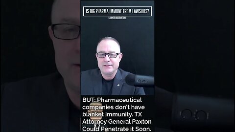 Why Pharma and Doctors are Generally Immune from Malpractice Lawsuit Damages? #podcast #losangeles