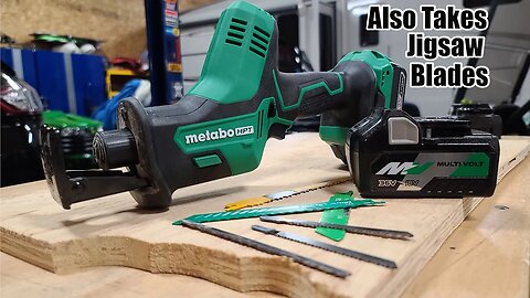 Metabo HPT 18V Cordless One Handed Reciprocating Saw & Jigsaw Review | Model CR18DAQ4