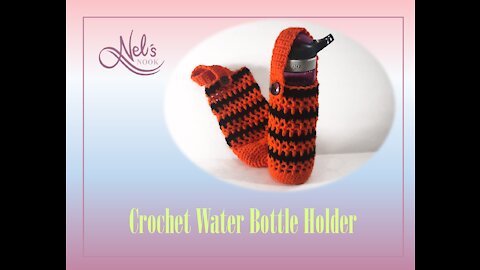 Easy Crochet Water Bottle Holder