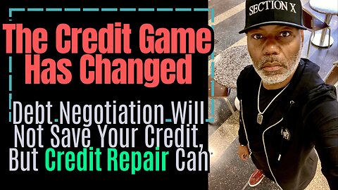 Debt Negotiation Will Not Save Your Credit, But Credit Repair Can..