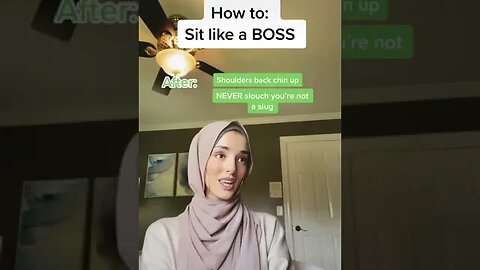 How To Sit Like A Boss tiktok maryam amaria