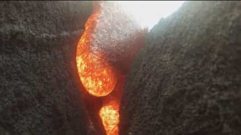 GoPro-kamera overlever å bli slukt av lava fra Kilauea vulkanen!