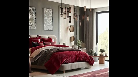 Big Style Cozy Spaces Interior Bedroom Design Inspiration in Red