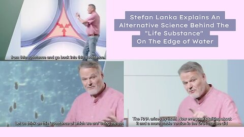 Stefan Lanka Explains An Alternative Science Behind The "Life Substance" On The Edge Of Water