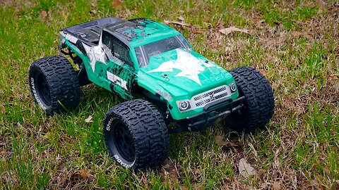 2WD ECX Ruckus RC Monster Truck - My Dad's First Run