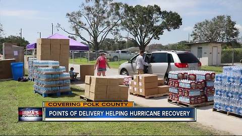 Polk County 'Points of Distribution' now open to help victims of Hurricane Irma