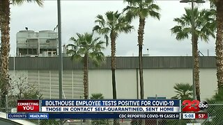 Bolthouse employee tests positive