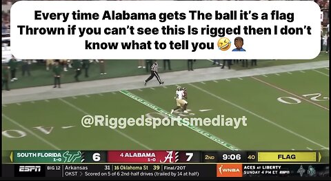 Rigged Alabama vs USF | THESE VEGAS REFS WAS OUT OF CONTROL !!! #rigged #sportsbetting #betting