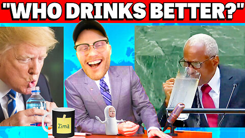 VIRAL CLIP of Haitian Politician DRINKING WATER I ask Republicans vs. Democrats – Who's Worse?