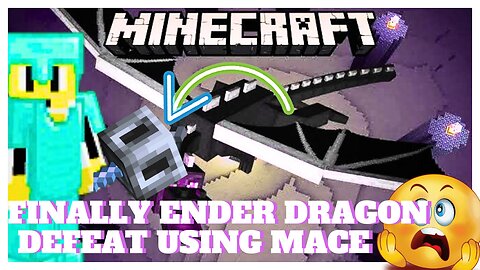 The most powerful weapon mace vs dragon minecraft trial chamber, mace weapons minecraft 1.21 update