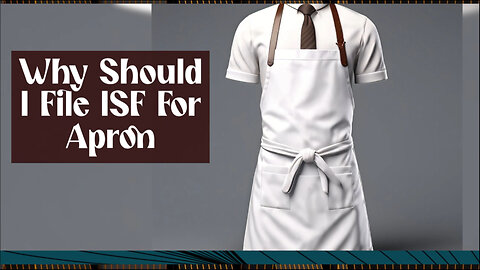 Why Filing ISF for Apron Shipments is Essential for Smooth Customs Clearance!