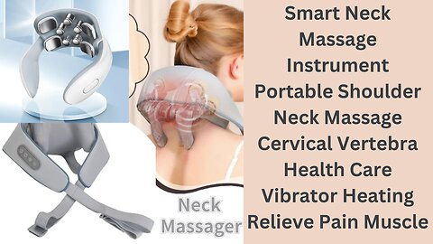 Smart Neck Massage Instrument Portable Shoulder Neck