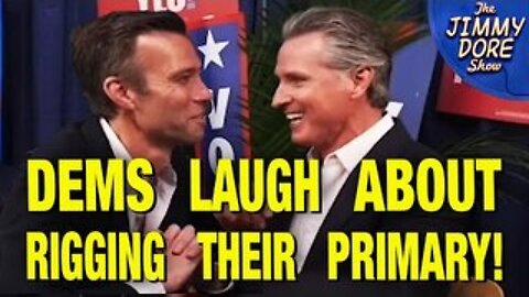 Gavin Newsom LAUGHS About Dems Rigging Their Primary & Installing Kamala!