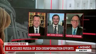 Dem Rep. Goldman: ‘Russia Is Trying to Once Again Meddle in Our Election ... It’s Trying To Do So to Support Donald Trump’