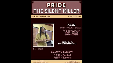 PRIDE THE SILENT KILLER