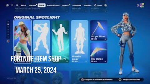 Fortnite Item Shop|March 25, 2024