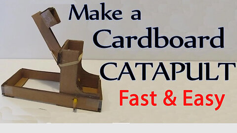 How to make a cardboard Catapult