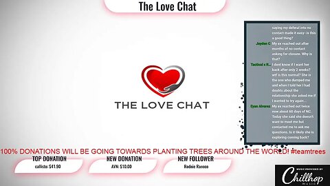 Let's plant some trees! Love Chat Live! 10/30/19