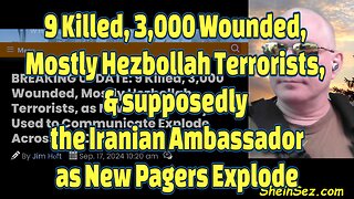 9 Killed, 3,000 Wounded, Mostly Hezbollah Terrorists,& Iranian Ambassador as New Pagers Explode-654