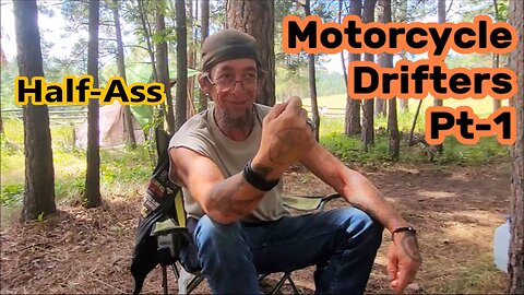 Having moved onto his bike one month before in Florida, this interview took place in South Dakota.