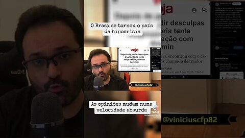 O Brasi se tornou o país da hipocrisia