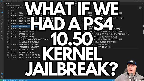 What if we had a PS4 10.50 Kernel Jailbreak?