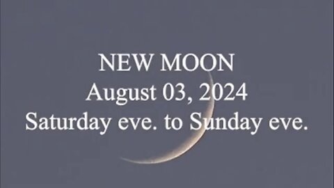 🎺NEW MOON 🌑 SABATH ALERT🚨