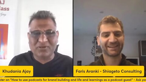 How to use podcast guesting for brand building | Faris Aranki | Podcast