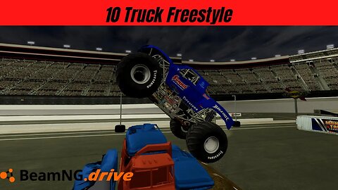 Bristol Monster Truck Throwdown Custom 2022| Monster Tour BeamNG.Drive Monster Jam #beamngdrive