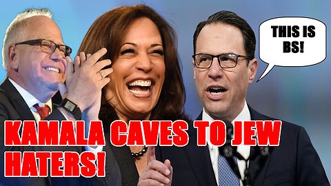 Kamala chooses RADICAL Gov Tim Walz as running mate! Josh Shapiro AXED because he's a JEW!