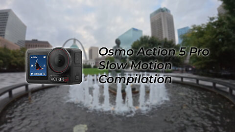 OSMO Action 5 Pro Slow Motion Compilation