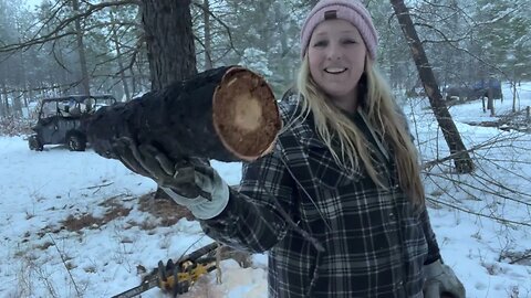 Cleaning up the land getting it ready for the cows to pasture in spring Episode 2