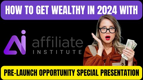 AI Institute - Pre-Launch Opportunity Special Presentation