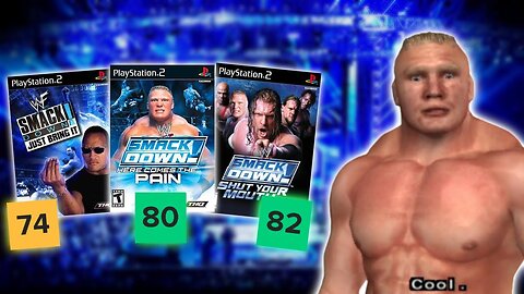 Probé TODOS los juegos de SMACKDOWN de la Playstation 2 🤩🎮