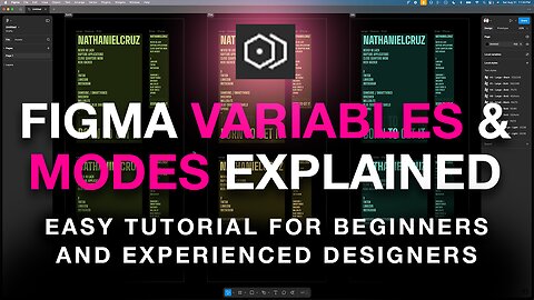 Figma Variables & Modes Explained Easy Tutorial for Beginners