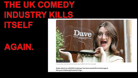 THE UK COMEDY INDUSTRY KILLS ITSELF. AGAIN.