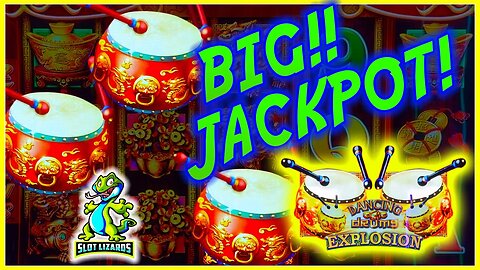 HUGE JACKPOT! CRAZY RETRIGGER GREATNESS! Dancing Drums Explosion Slot