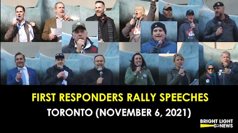 FIRST RESPONDERS AGAINST VACCINE MANDATES - NOV. 6, 2021 (FULL SPEECHES)