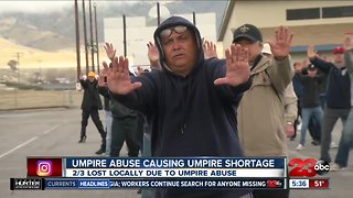 Umpire abuse causing local umpire shortage