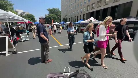 LIVE: Bike around the White House to the Capitol