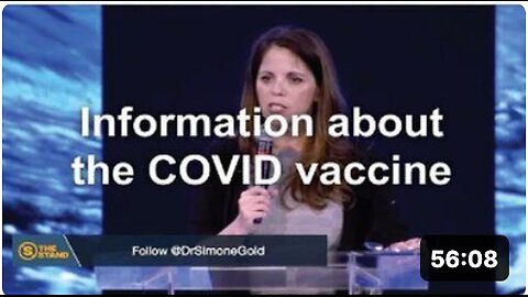 Urgent information about the Covid-19 Vaccine from Dr SIMONE GOLD!!