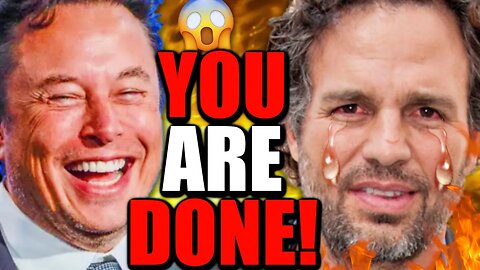 It's OVER For Mark Ruffalo After INSANE BREAKDOWN on Twitter! Elon Musk Gets The LAST LAUGH!