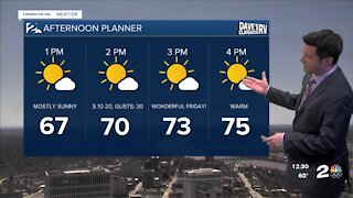 Friday Noon Weathercast