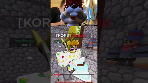 cracked rodent plays roblox bedwars 😳