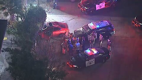 Pedestrian struck during high-speed chase through Los Angeles