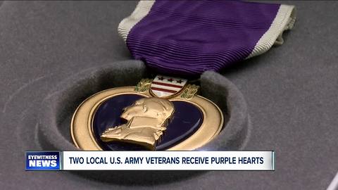 Two WNY Army veterans honored with Purple Hearts