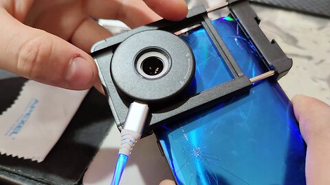 How to take macro photos with a smartphone. Smartphone microscope